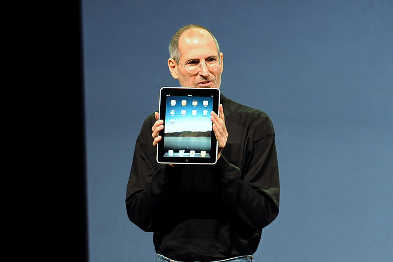 steve jobs ipad tape. Apple#39;s Steve Jobs introducing